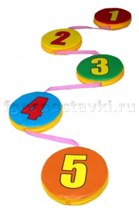 Дорожка "Змейка-шагайка-геометрическая" с цифрами - fgospostavki.ru - Южно-Сахалинск