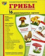 Демонстрационные карточки "Грибы съедобные и не съедобные" - fgospostavki.ru - Южно-Сахалинск