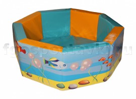 Сухой бассейн восьмигранный с шелкографией - fgospostavki.ru - Южно-Сахалинск