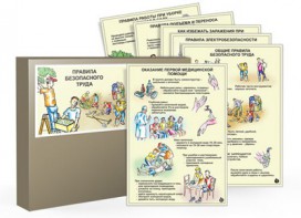 Комплект таблиц "Правила безопасного труда" - fgospostavki.ru - Южно-Сахалинск