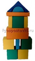 Мягкий модуль-конструктор "Городок" (12 элементов) - fgospostavki.ru - Южно-Сахалинск