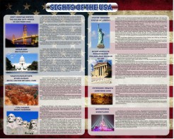 Стенд "Достопримечательности США" Вариант 2 - fgospostavki.ru - Южно-Сахалинск
