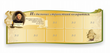 Стенд резной "Из дальних странствий возвратясь" - fgospostavki.ru - Южно-Сахалинск