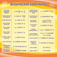 Стенд "Физические константы" - fgospostavki.ru - Южно-Сахалинск