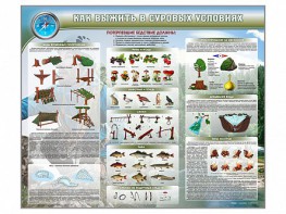 Стенд "Как выжить в суровых условиях" - fgospostavki.ru - Южно-Сахалинск