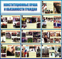 Стенд "Конституционные права и обязанности граждан" - fgospostavki.ru - Южно-Сахалинск