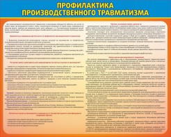 Стенд "Профилактика производственного травматизма" - fgospostavki.ru - Южно-Сахалинск
