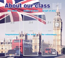 Стенд "About our class" - fgospostavki.ru - Южно-Сахалинск