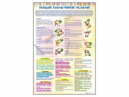 Стенд "Наши пальчики устали" (зарядка) - fgospostavki.ru - Южно-Сахалинск