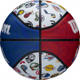 Мяч баскетбольный Wilson NBA All Team (размер 7, резина, тренировочный) - fgospostavki.ru - Южно-Сахалинск