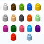  Элемент конструктора одиночный одноцветный Color Blocks 100 штук - fgospostavki.ru - Южно-Сахалинск